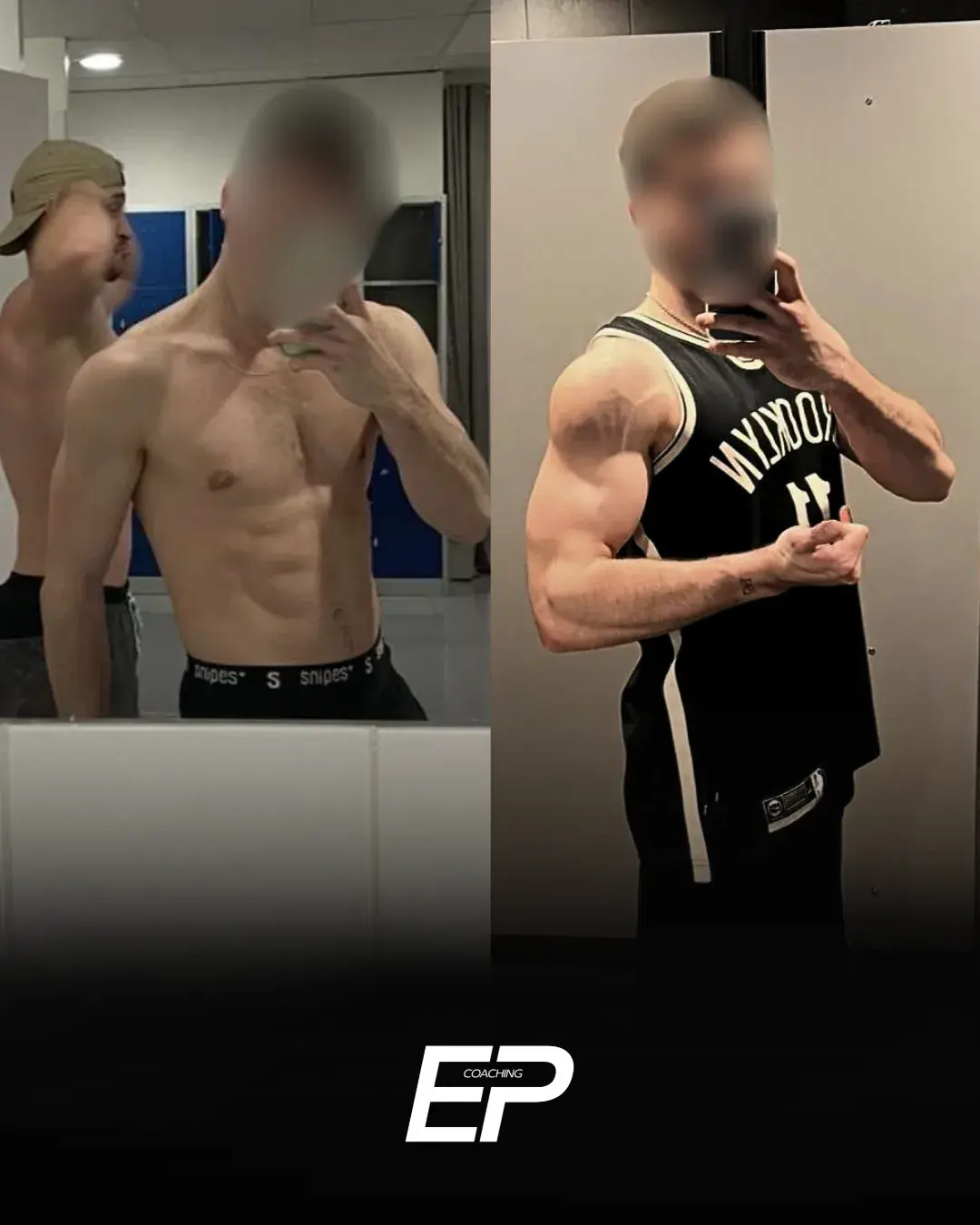 Client accompagné par EP Coaching, photo avant et après
