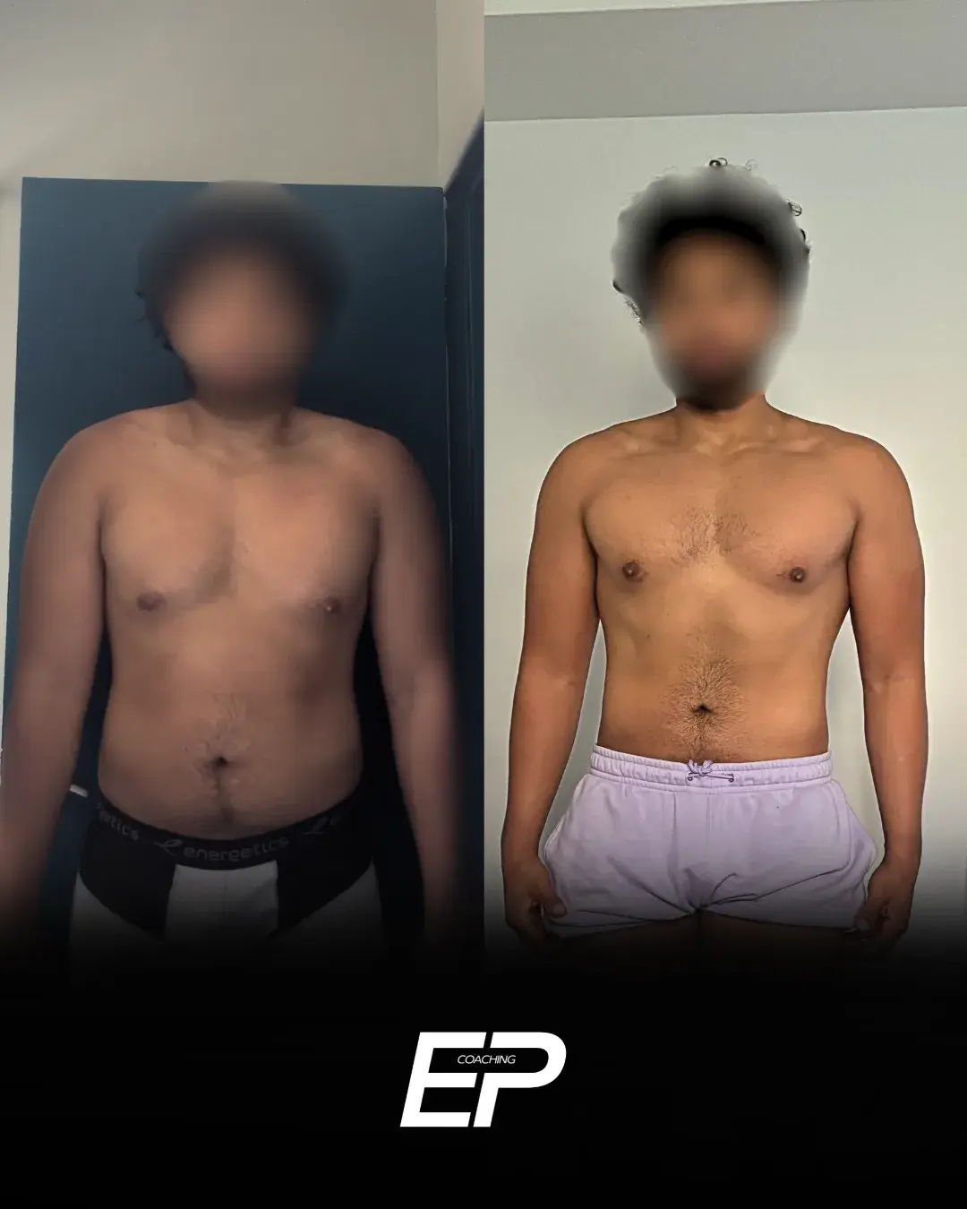 Client accompagné par EP Coaching, photo avant et après